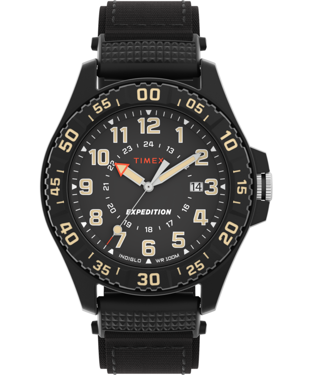 Heritage Expedition Acadia Rugged 42mm Mixed Material Fabric Strap Watch