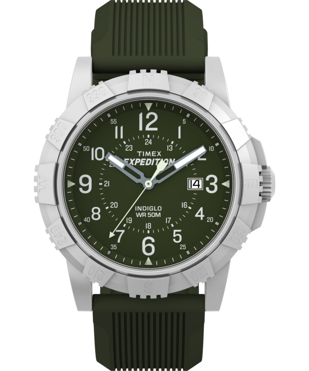 Heritage Expedition Ridge 43mm Silicone Strap Watch
