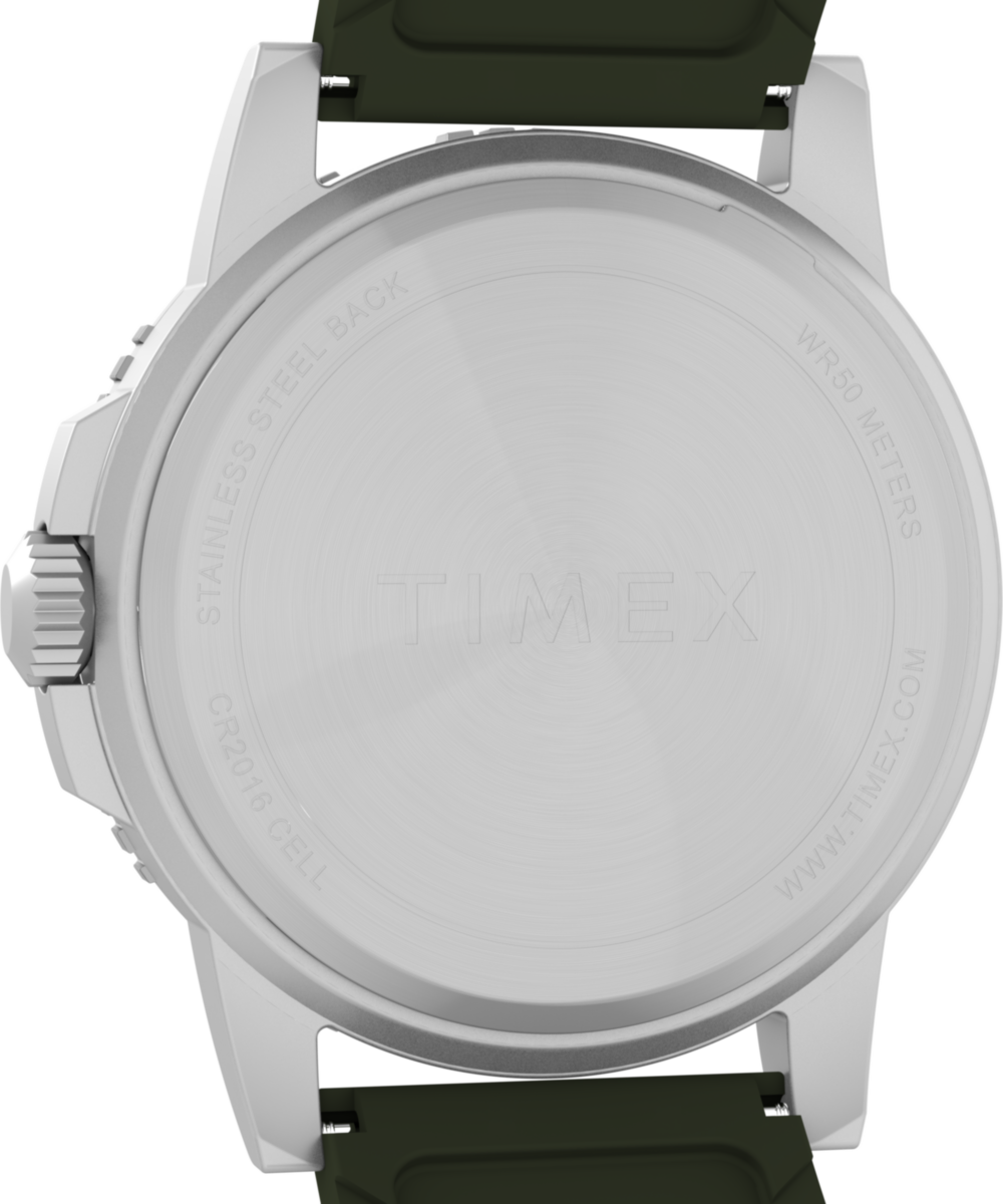 Heritage Expedition Ridge 43mm Silicone Strap Watch