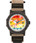 Heritage Peanuts x Timex Camper Ski 38mm Fabric Strap Watch