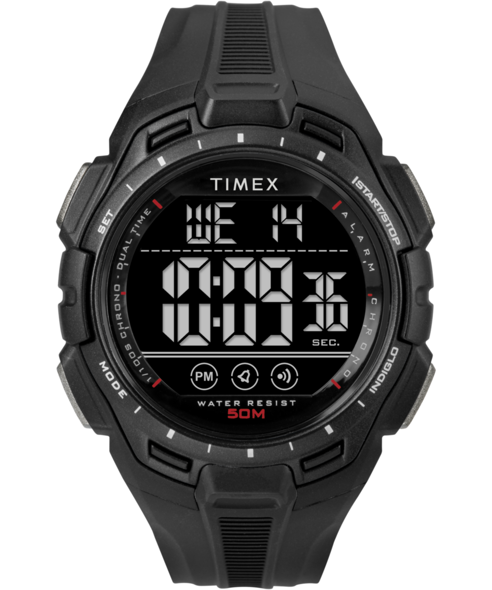 Heritage Timex Digital 43mm Resin Strap Watch