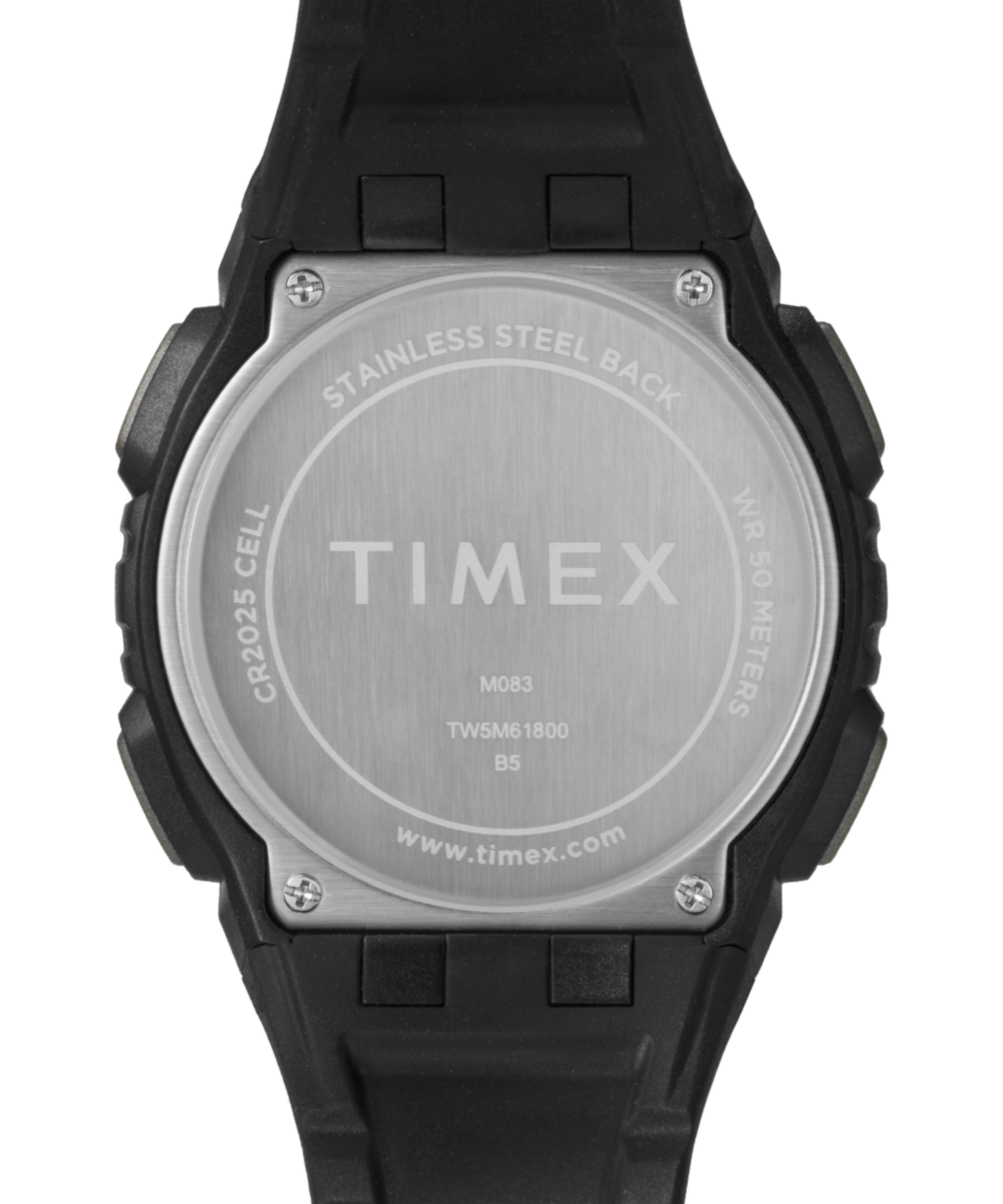 Heritage Timex Digital 43mm Resin Strap Watch