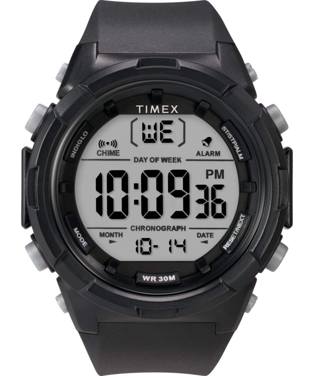 Heritage Timex Digital 50mm Resin Strap Watch