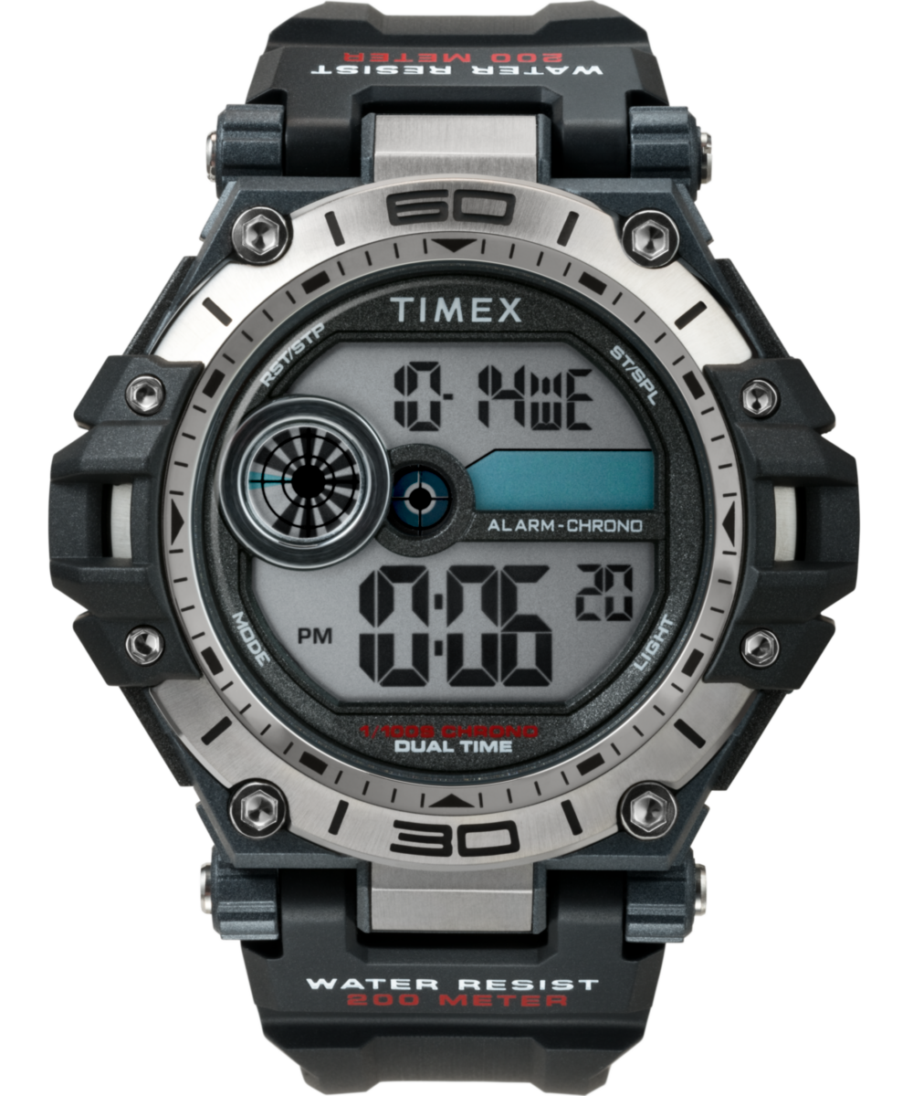 Heritage Timex Digital 53mm Resin Strap Watch