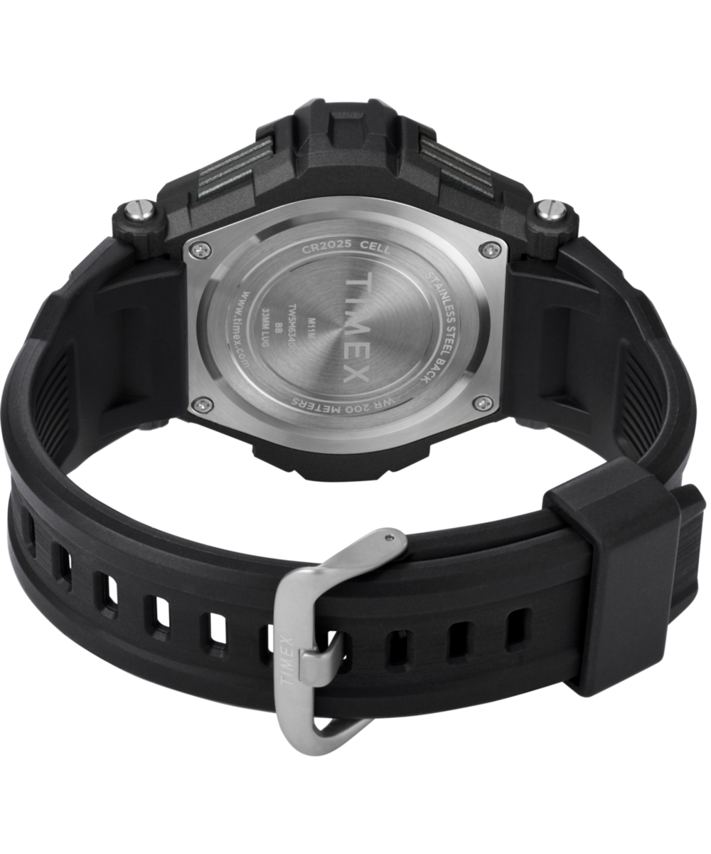 Heritage Timex Digital 52mm Resin Strap Watch