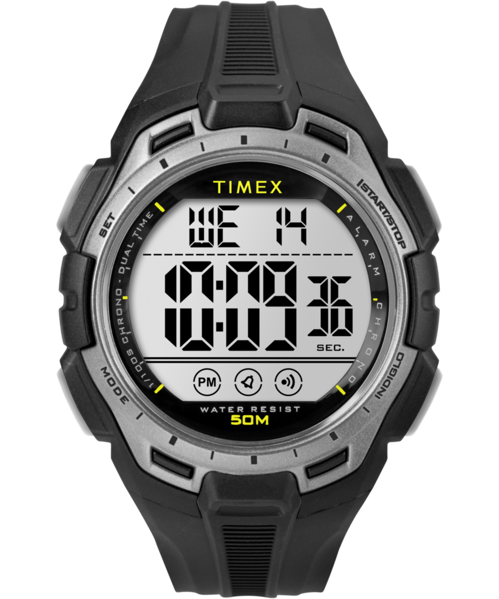 Heritage Timex Digital 43mm Resin Strap Watch