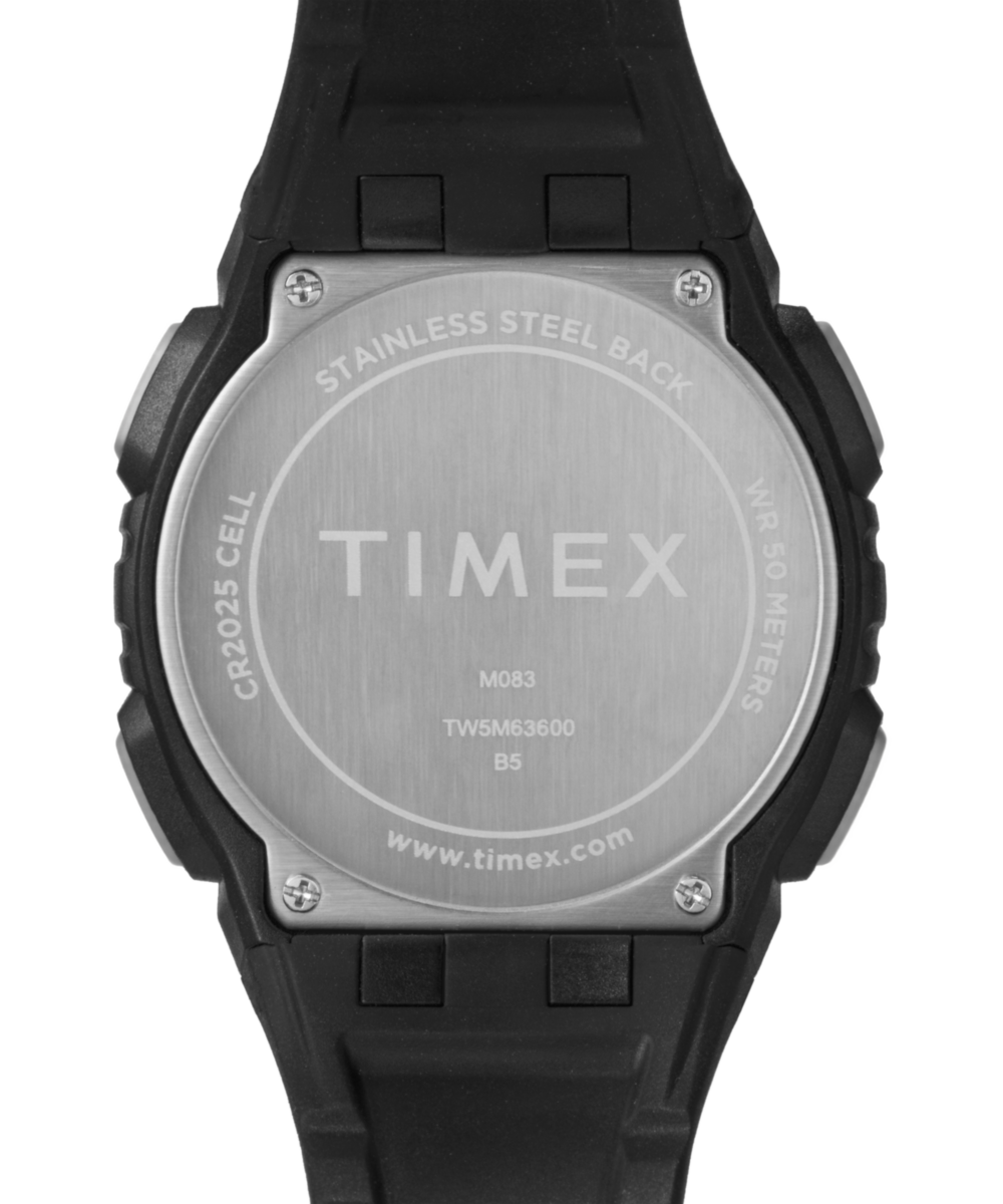 Heritage Timex Digital 43mm Resin Strap Watch