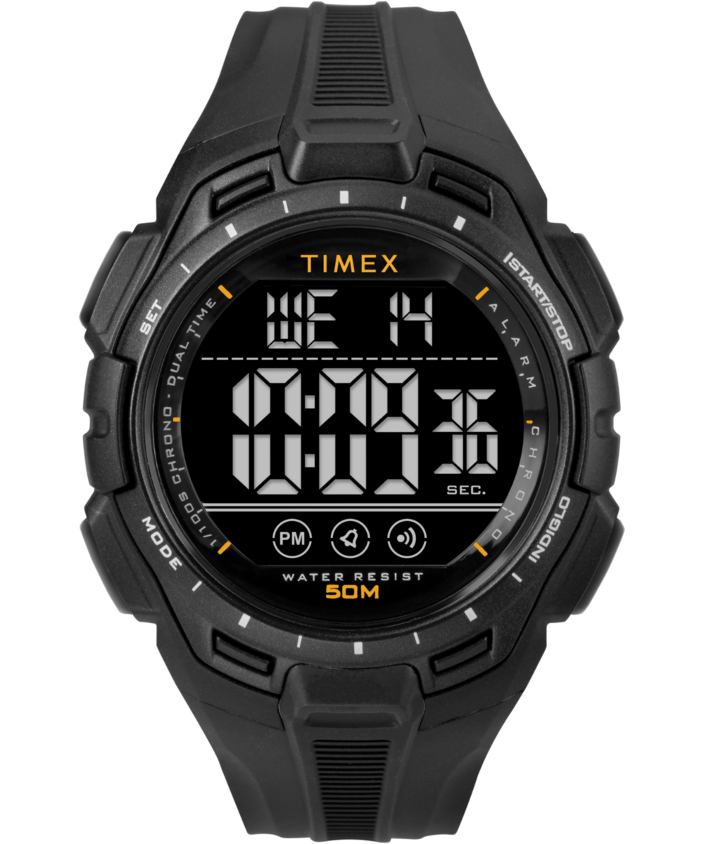 Heritage Timex Digital 43mm Resin Strap Watch