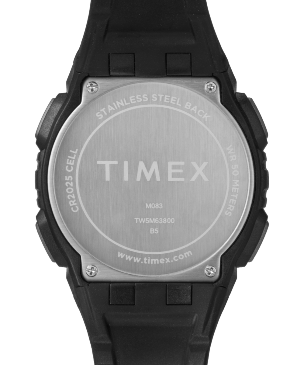 Heritage Timex Digital 43mm Resin Strap Watch