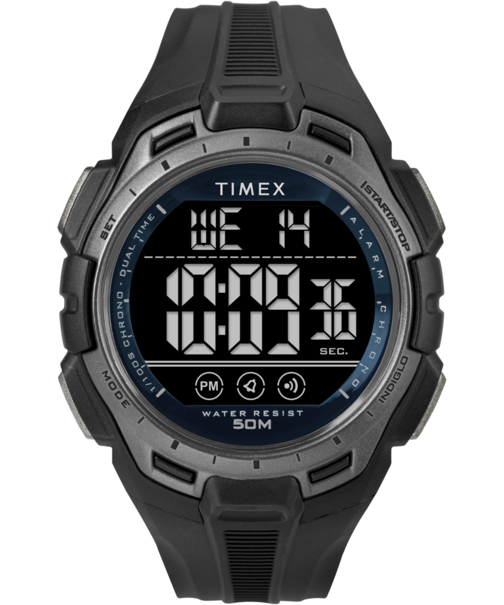 Heritage Timex Digital 43mm Resin Strap Watch