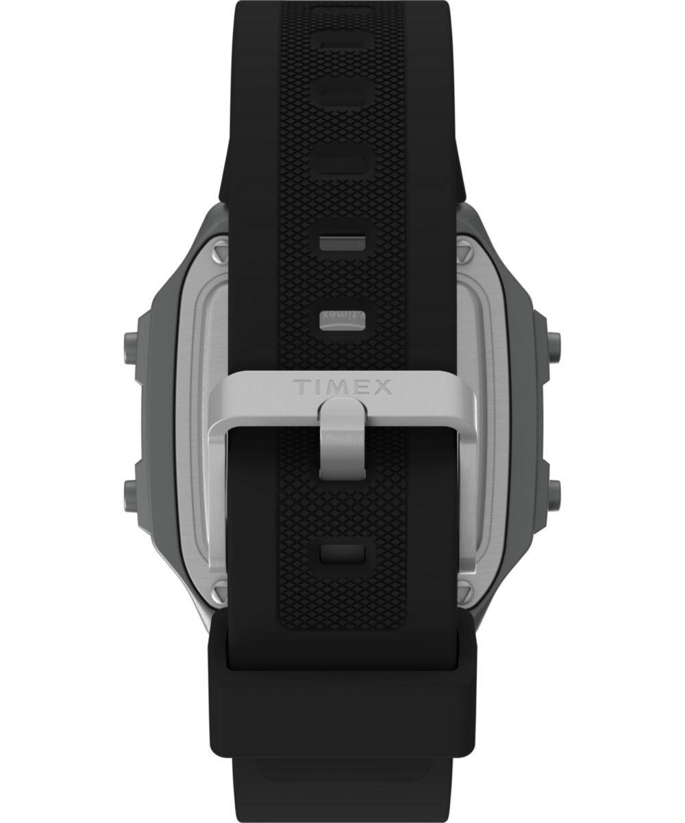 Heritage World Time Digital 40mm Resin Strap Watch