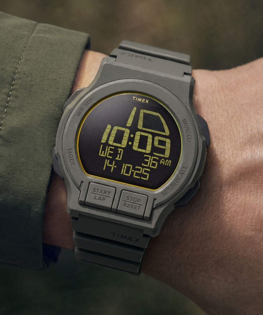 Heritage Retroware Digital 46mm Resin Strap Watch