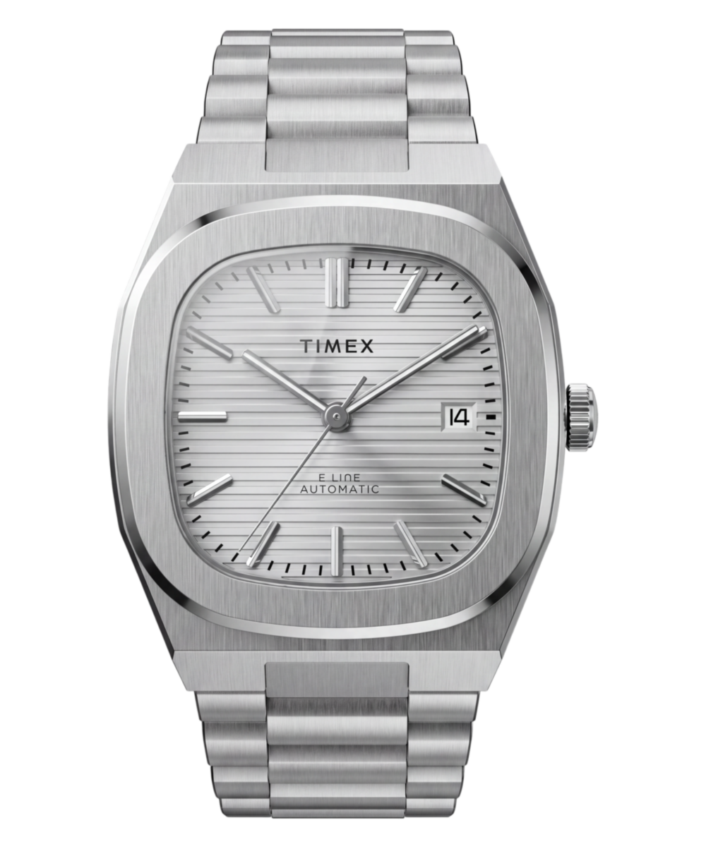 Heritage Timex Automatic E Line 38mm Stainless Steel Bracelet Watch
