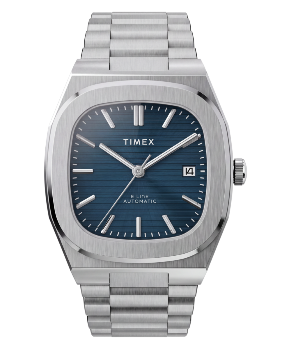 Heritage Timex Automatic E Line 38mm Stainless Steel Bracelet Watch