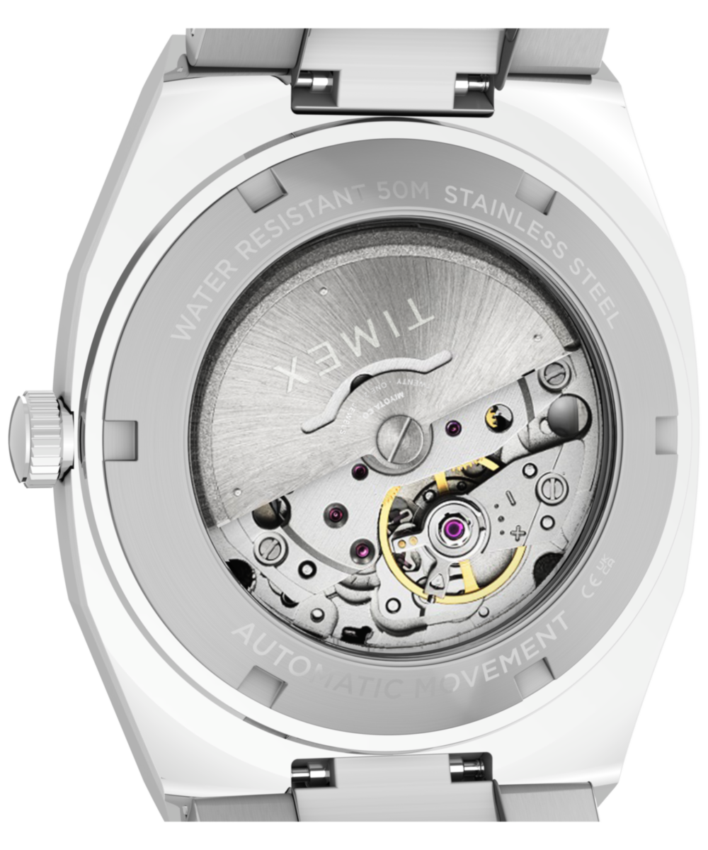 Heritage Timex Automatic E Line 38mm Stainless Steel Bracelet Watch