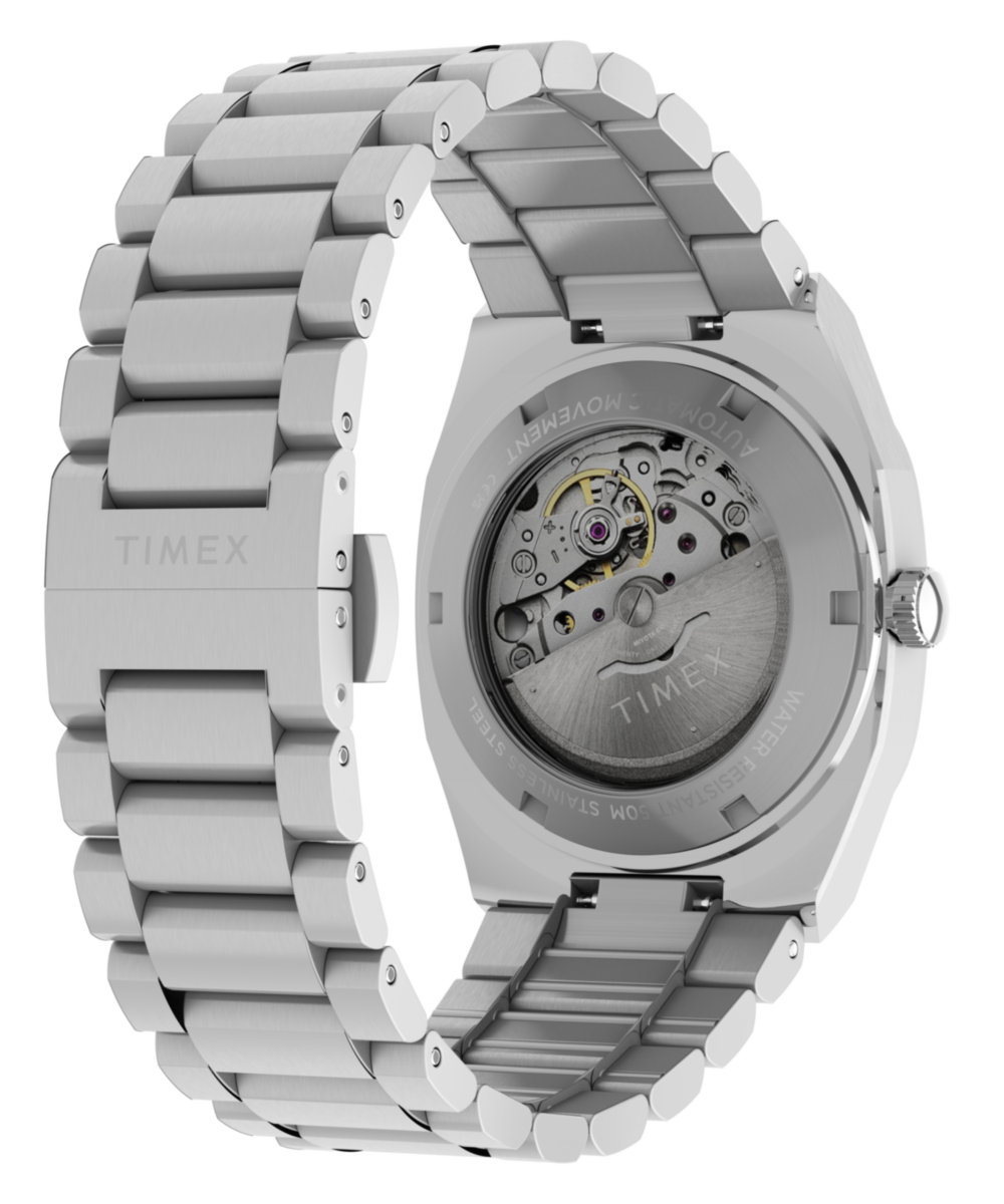 Heritage Timex Automatic E Line 38mm Stainless Steel Bracelet Watch