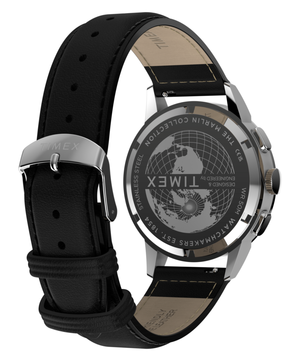 Heritage Marlin Neo Classic Chronograph 40mm Leather Strap Watch