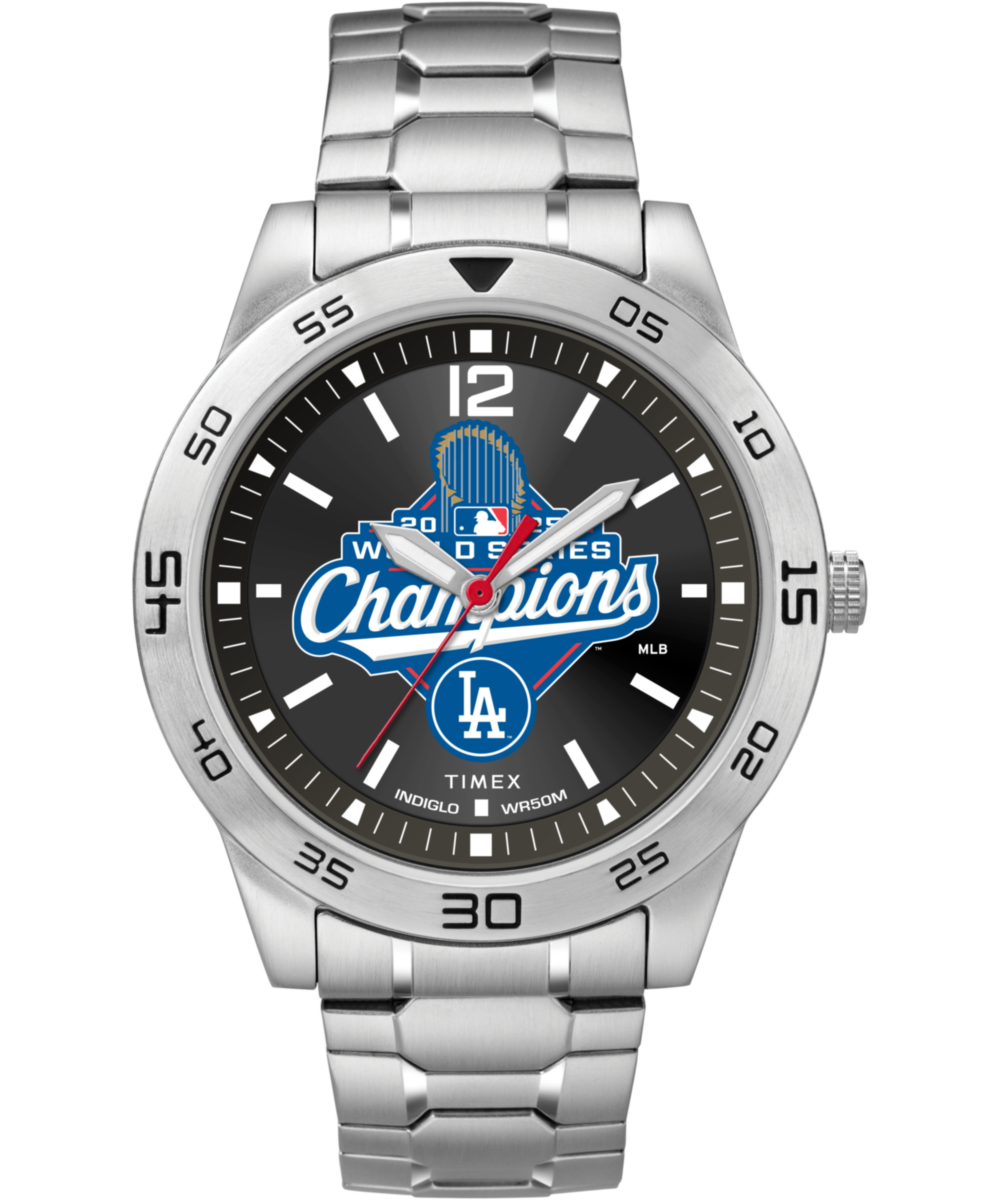 Heritage Timex Citation Los Angeles Dodgers 2025 World Series 42mm Stainless Steel Expansion Band Watch
