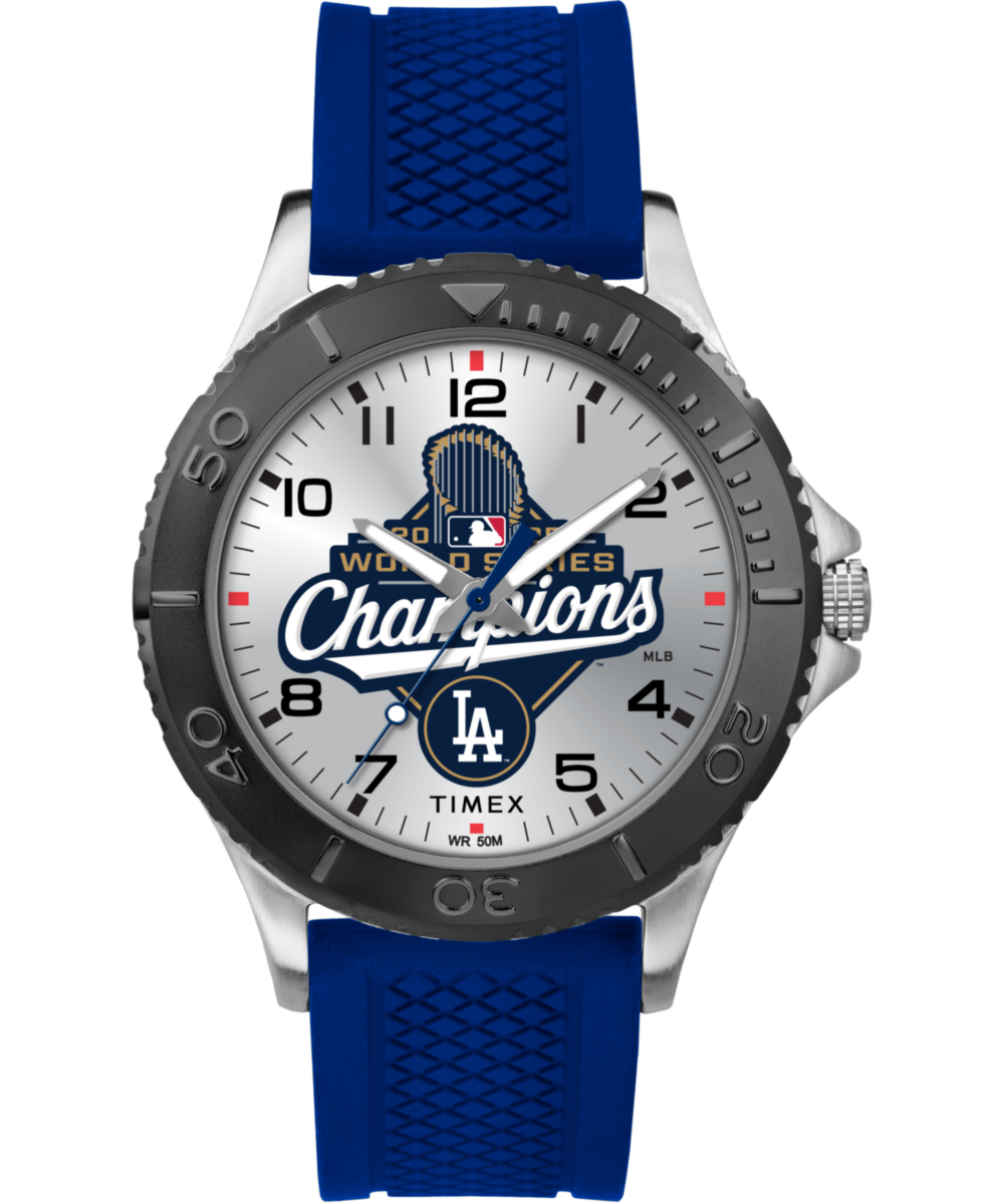 Heritage Timex Gamer Los Angeles Dodgers 2025 World Series 42mm Silicone Strap Watch