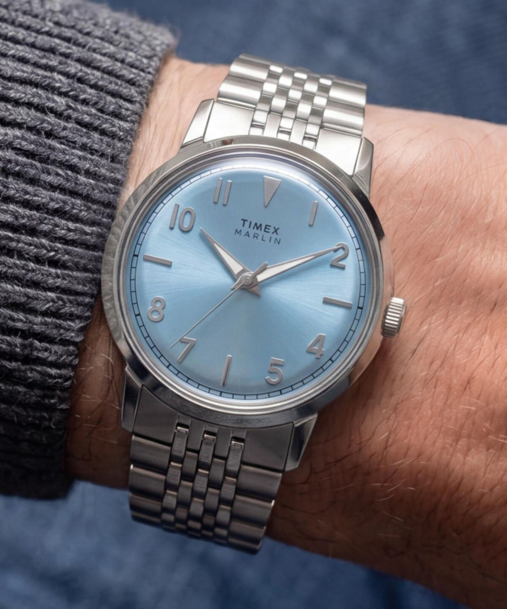 Heritage Marlin Quartz 34mm Stainless Steel Bracelet Watch