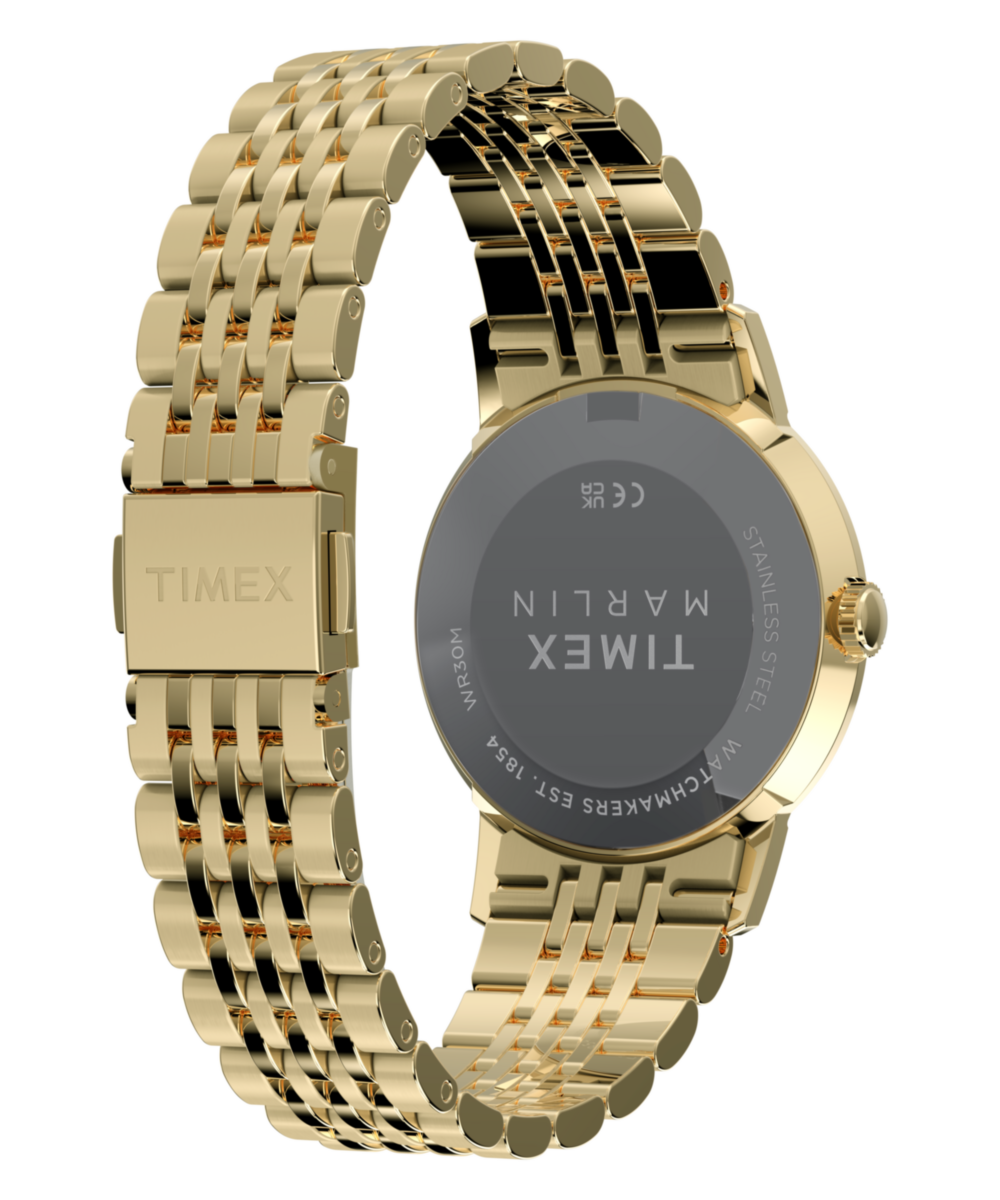 Heritage Marlin Quartz 34mm Stainless Steel Bracelet Watch