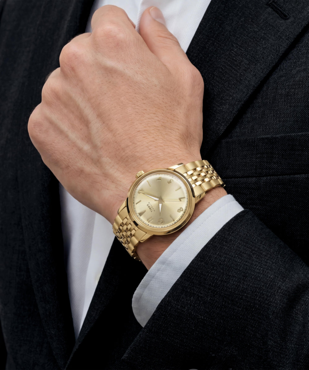 Heritage Marlin Quartz 34mm Stainless Steel Bracelet Watch