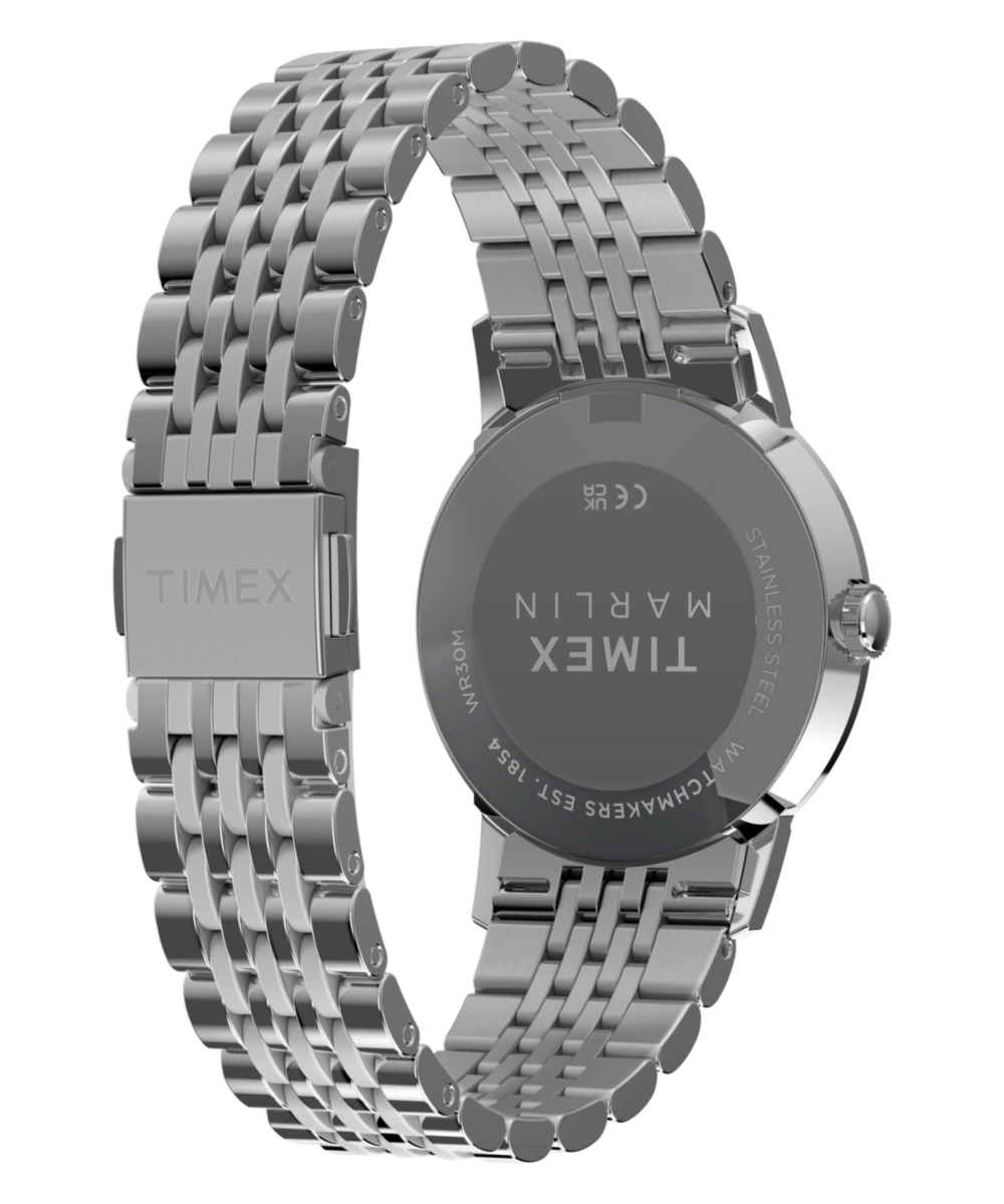 Heritage Marlin Quartz 34mm Stainless Steel Bracelet Watch
