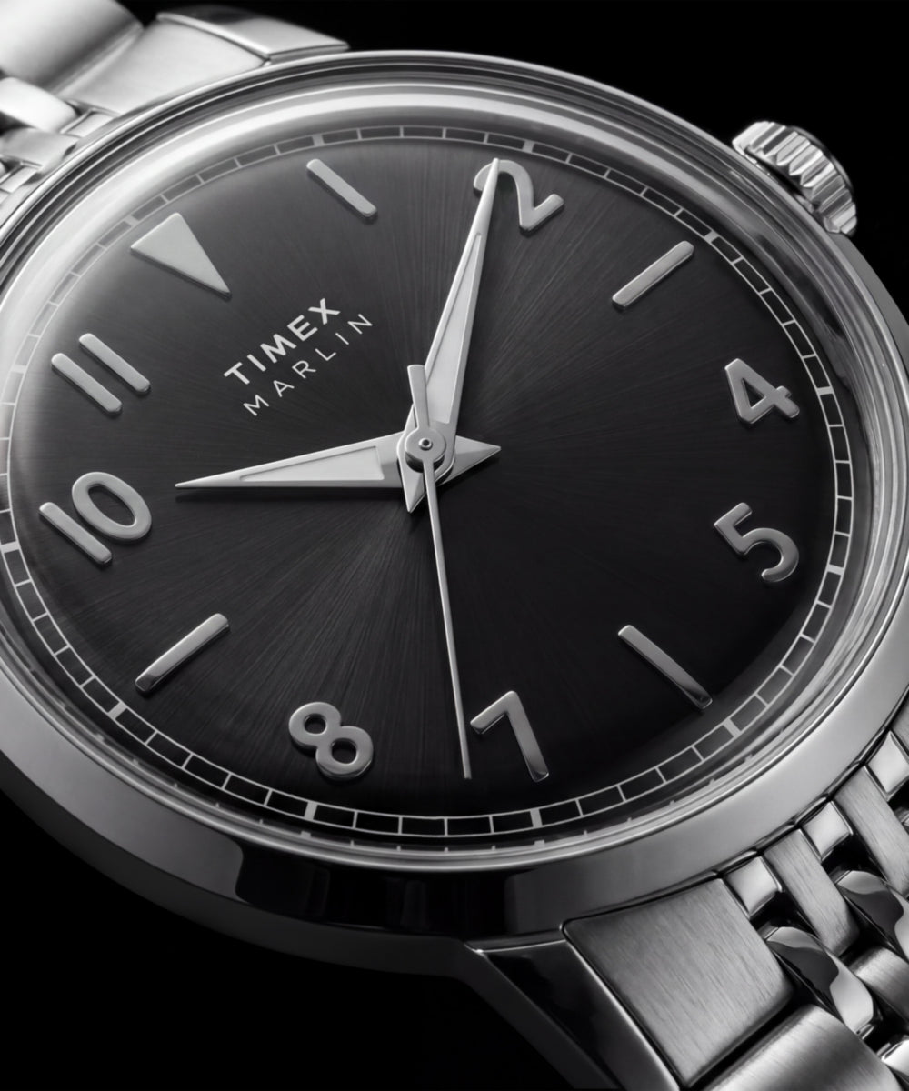 Heritage Marlin Quartz 34mm Stainless Steel Bracelet Watch