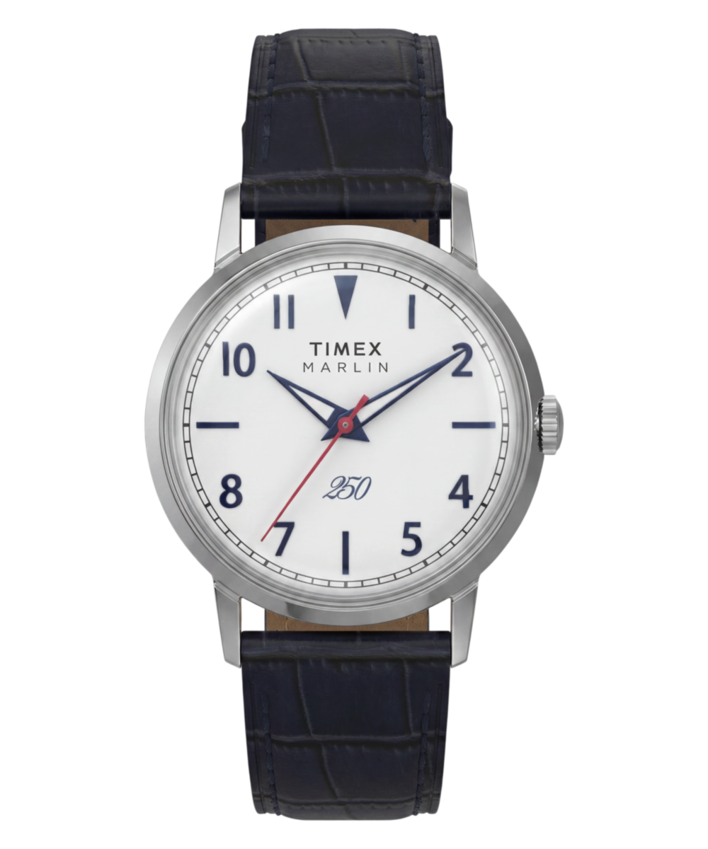 Heritage Marlin America 250 34mm Leather Strap Watch