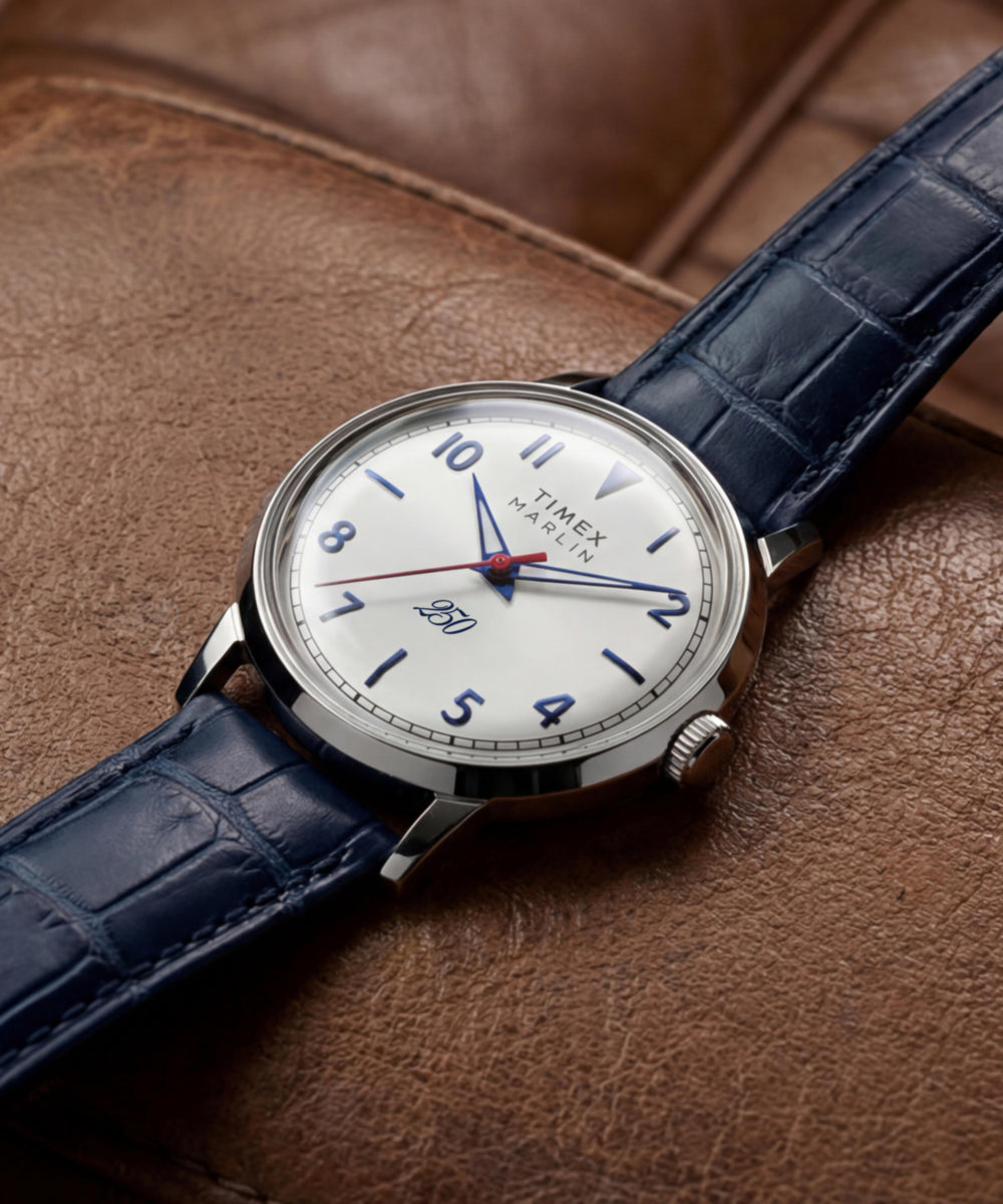 Heritage Marlin America 250 34mm Leather Strap Watch