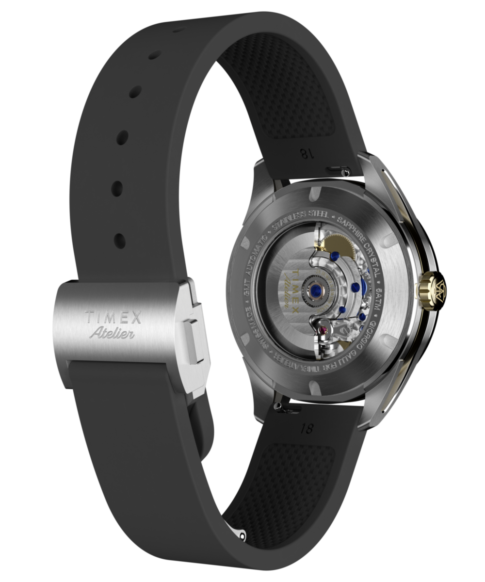 Heritage Timex Atelier GMT Première M1a 38mm Swiss Made Automatic NBR Synthetic Rubber Strap