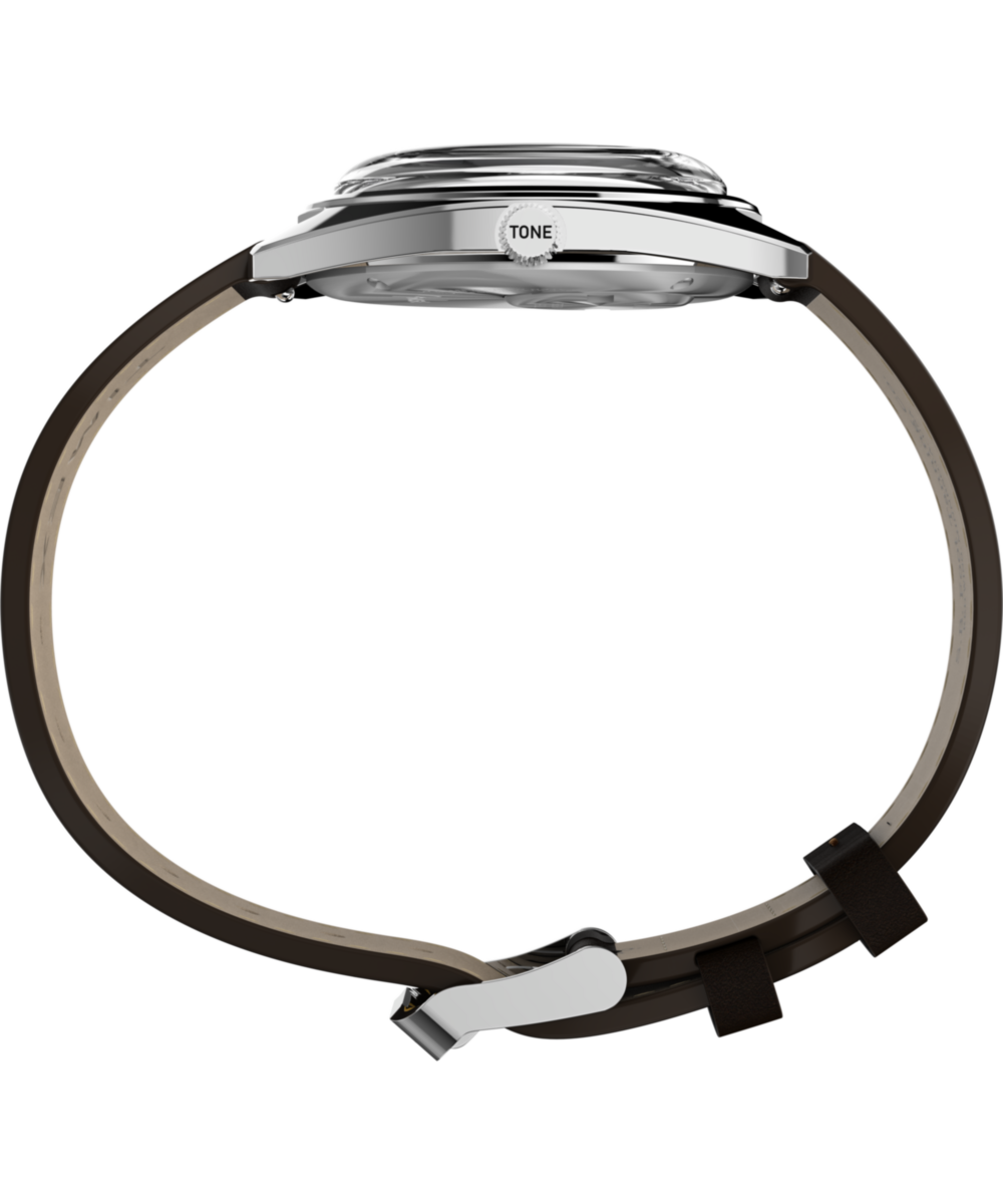 Heritage Fender x Timex 37mm Leather Strap Watch