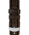 Heritage 18mm Fabric with Leather Strap