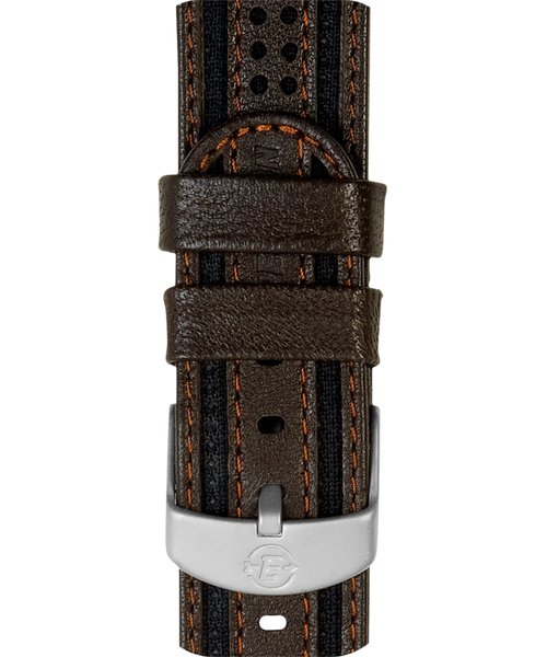 Heritage 18mm Fabric with Leather Strap