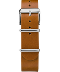 Heritage 20mm Leather Slip-Thru Double Layer Strap
