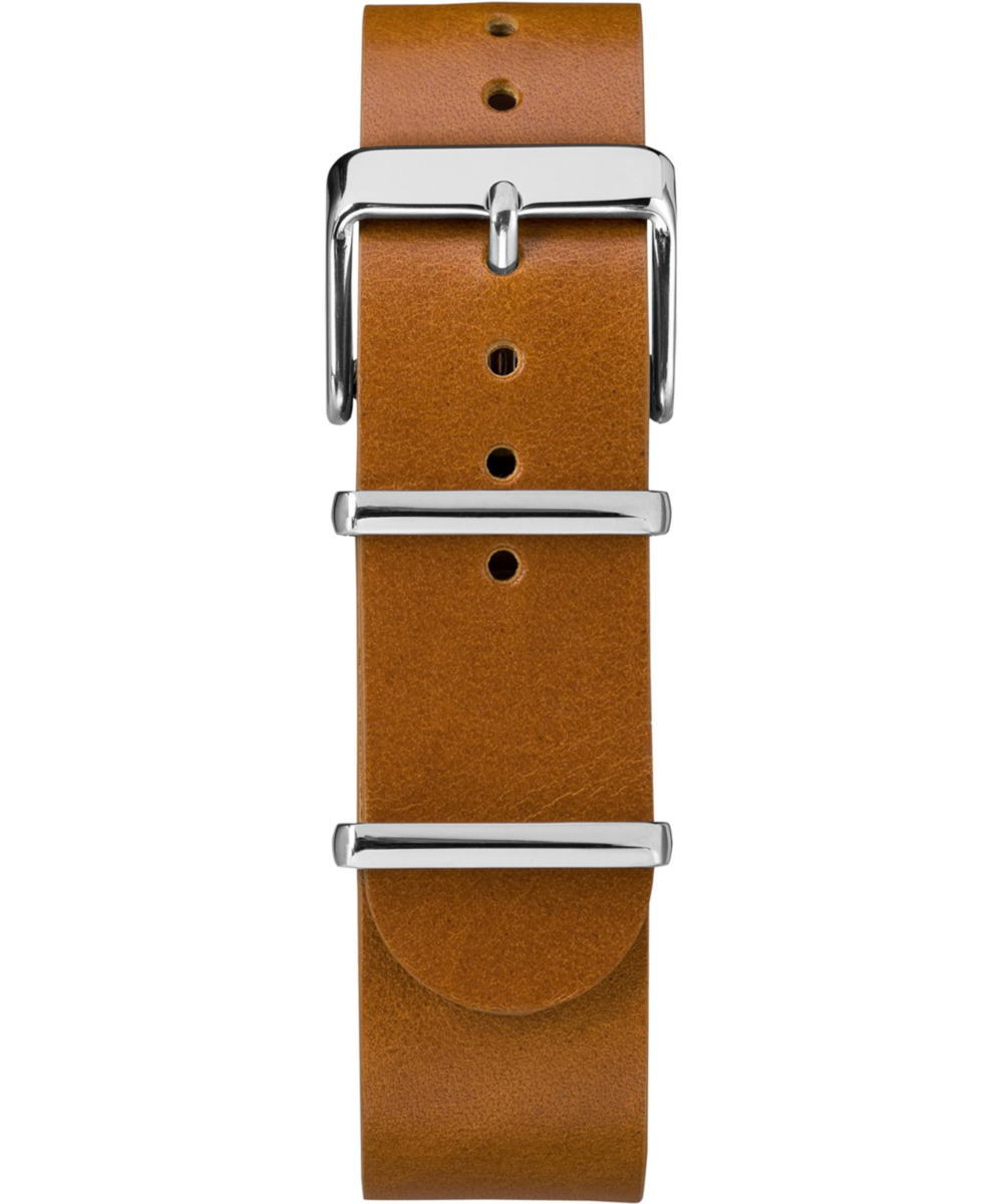 Heritage 20mm Leather Slip-Thru Double Layer Strap
