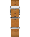 Heritage 20mm Leather Slip-Thru Double Layer Strap