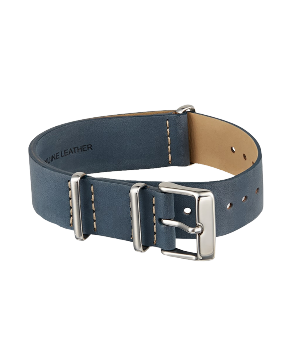 Heritage 20mm Leather Slip-Thru Double Layer Strap