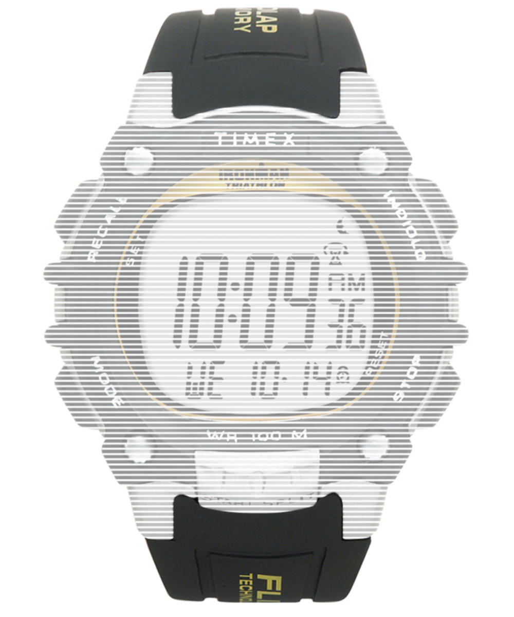 Heritage Replacement 18mm Resin Strap Watch for Ironman 100 Lap Full-Size