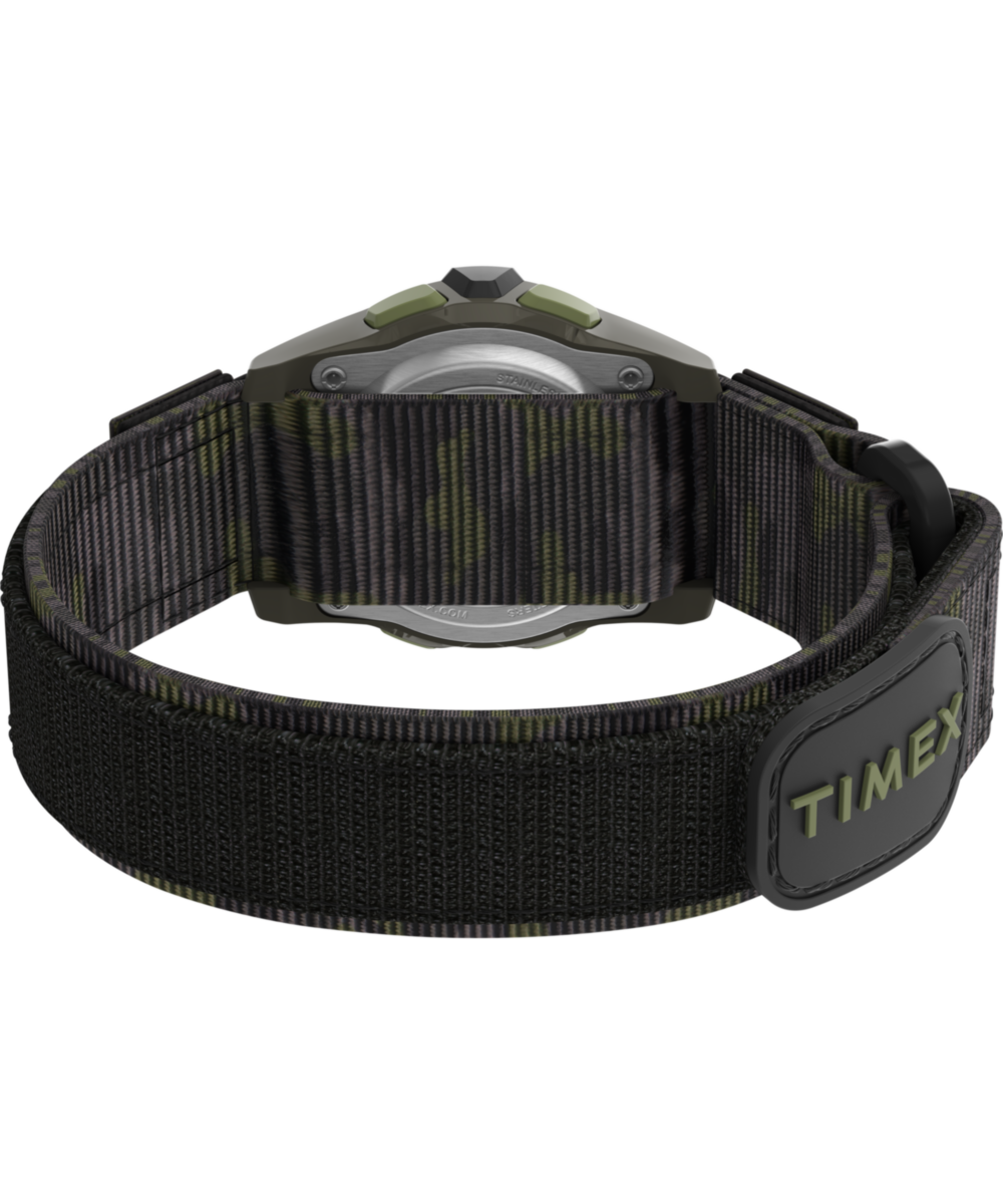 Heritage TIMEX TIME MACHINES 35mm GreenBrown Camo Fast Wrap Kids Digital Watch